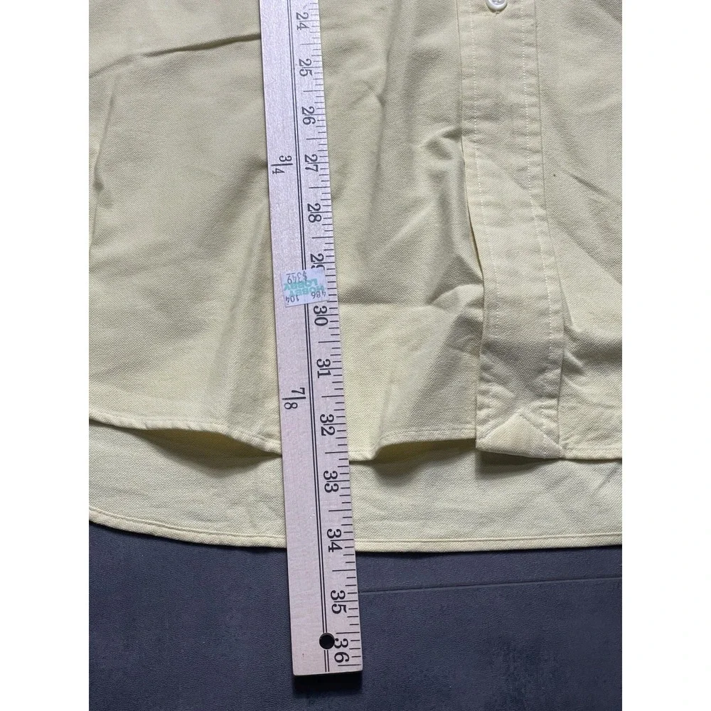 Polo Ralph Lauren Button-Front Yellow Shirt XXL Big‎ Tall F-113